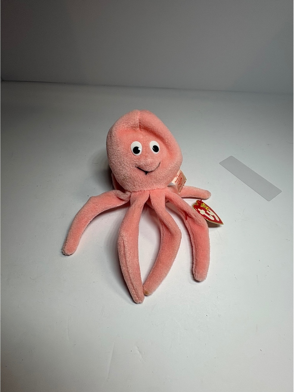 Ty Beanie Baby Inky Pink Octopus 1994 Style 4028 Retired Vintage Plush w/ Tags